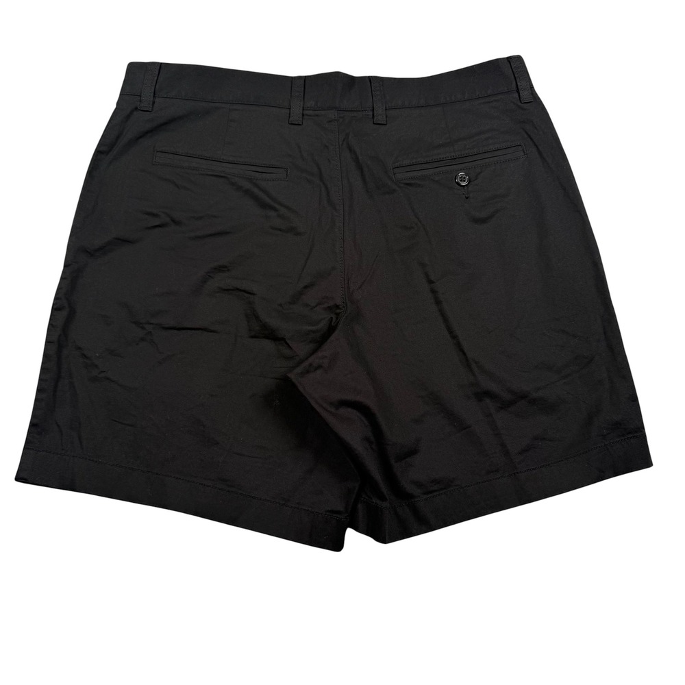 J Crew Portsider Short Mens 33 Black 7" Inseam Stretch Chino CH148 - Picture 2 of 9